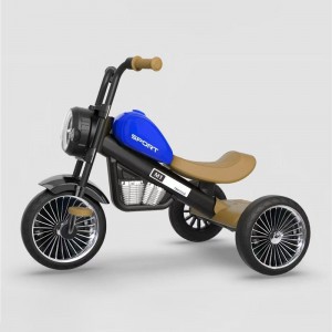 带音乐灯光儿童三轮车1-5岁三轮脚踏车简易小孩男女摩托三轮车