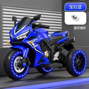 新款儿童电动三轮摩托车电瓶可充电男女小孩可坐3-12岁宝宝玩具