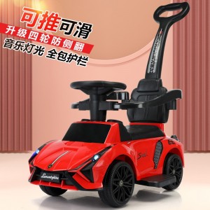 儿童扭扭滑行车1–3岁宝宝多种功能音乐电动可坐人助力四轮车