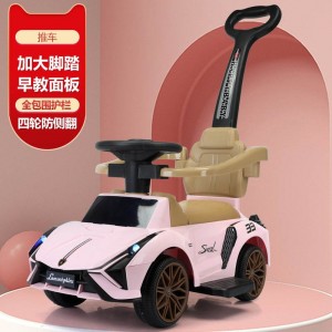 儿童扭扭滑行车1–3岁宝宝多种功能音乐电动可坐人助力四轮车