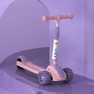 滑板车可坐可滑儿童踏板溜溜车小孩闪光轮scooter儿童款