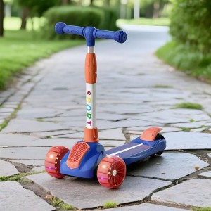 滑板车可坐可滑儿童踏板溜溜车小孩闪光轮scooter儿童款