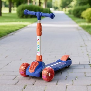 滑板车可坐可滑儿童踏板溜溜车小孩闪光轮scooter儿童款