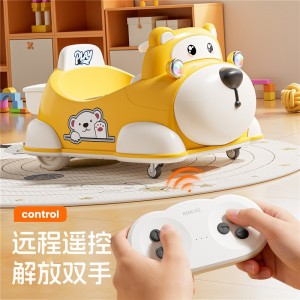 新款儿童电动车四轮玩具车宝宝卡通车蓝牙遥控车遛娃电动车