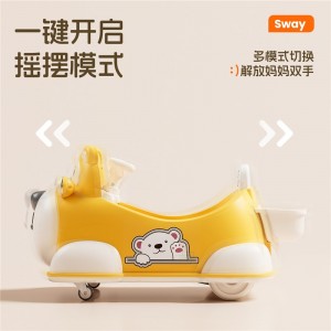 新款儿童电动车四轮玩具车宝宝卡通车蓝牙遥控车遛娃电动车