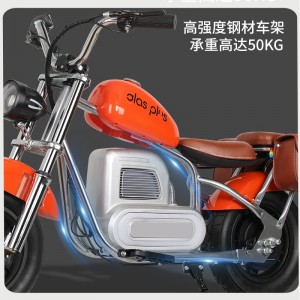 新款儿童电动摩托车男女孩可坐充电遥控玩具童车ride on car两轮摩托车