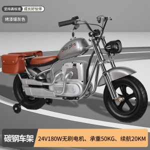 新款儿童电动摩托车男女孩可坐充电遥控玩具童车ride on car两轮摩托车
