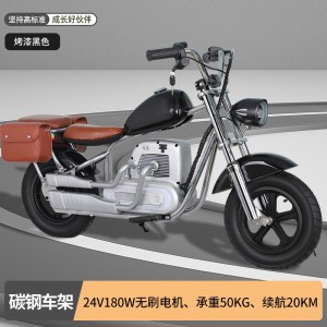新款儿童电动摩托车男女孩可坐充电遥控玩具童车ride on car两轮摩托车