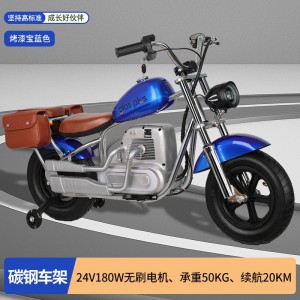 新款儿童电动摩托车男女孩可坐充电遥控玩具童车ride on car两轮摩托车
