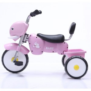 儿童三轮车脚踏车1-3-6-岁自行车婴幼儿推车宝宝玩具车带音乐