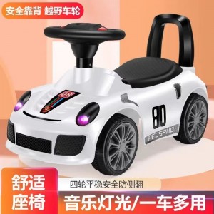 儿童滑行车1-3-5岁宝宝扭扭车助步四轮玩具车音乐可坐溜溜平衡车