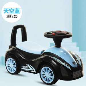 儿童滑行车1-3岁宝宝手推溜溜车四轮防侧翻扭扭车电动音乐