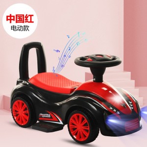 儿童滑行车1-3岁宝宝手推溜溜车四轮防侧翻扭扭车电动音乐