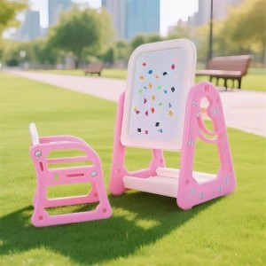 Children's indoor liftable drawing board table, baby home study table and chair, boy, girl, mother and child gift, gift table and chair