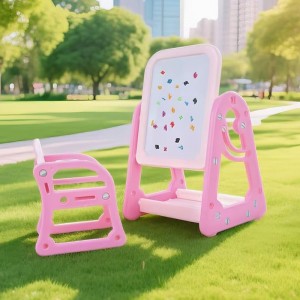 Children's indoor liftable drawing board table, baby home study table and chair, boy, girl, mother and child gift, gift table and chair
