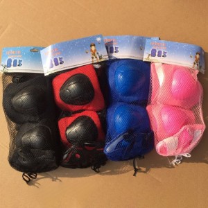 厂家供应轮滑鞋旱冰鞋护具儿童溜冰鞋护具地雷护具 6件套护具