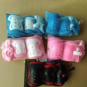 儿童轮滑护具6件套平衡车加厚蝴蝶护具 滑板车溜冰鞋运动组合护
