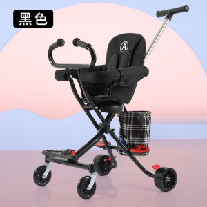 溜娃神器遛娃神器轻便可折叠双向推遛娃车四轮儿童推车儿童手推车