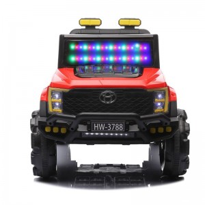 Large children's electric car, four-wheel off-road vehicle, remote control child toy car, male seated, baby, rocking stroller