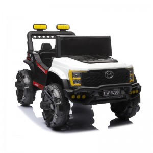 Large children's electric car, four-wheel off-road vehicle, remote control child toy car, male seated, baby, rocking stroller