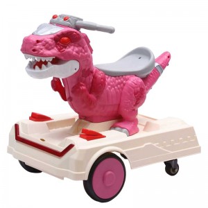 Children's electric balance scooter, dinosaur model, 2-6 years old, can be ridden, a toy, simulated stroller, dual-drive