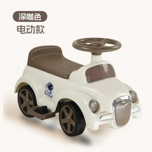 Children's four-wheel electric bike, electric bike, bicycle, walker, music light, walker, for babies, boys and girls, boys, boys and girls