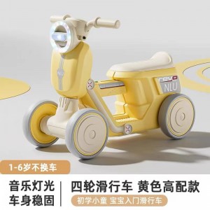 儿童平衡车1一5岁宝宝学步车婴幼儿无脚踏滑行小孩四轮滑步溜溜车