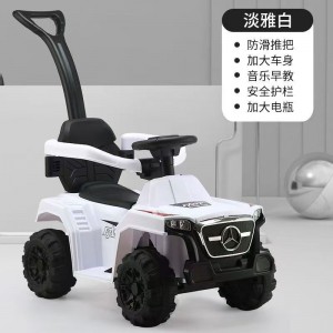 Electric stroller, children's electric rider, four-wheel charging car, baby boy and boy can ride, toy car