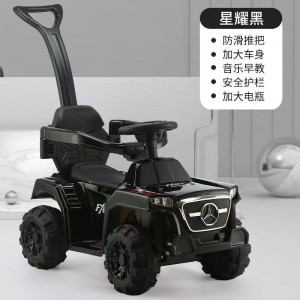 Electric stroller, children's electric rider, four-wheel charging car, baby boy and boy can ride, toy car