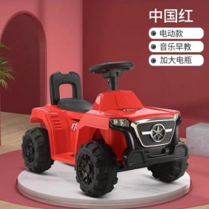 Children's electric car, four-wheel car, rechargeable remote control scooter, children, men, can sit, baby girls, toy cars