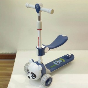 3合1户外儿童滑板车，带可拆卸座椅四轮儿童滑板车，适用于三个年龄段
