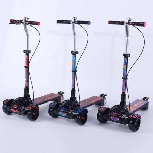 高品质二合一儿童滑板车脚踏车户外婴儿玩具 带三轮耐用塑料