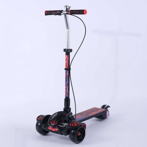 高品质二合一儿童滑板车脚踏车户外婴儿玩具 带三轮耐用塑料