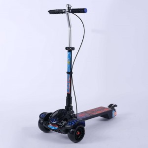 高品质二合一儿童滑板车脚踏车户外婴儿玩具 带三轮耐用塑料