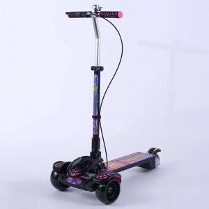 高品质二合一儿童滑板车脚踏车户外婴儿玩具 带三轮耐用塑料