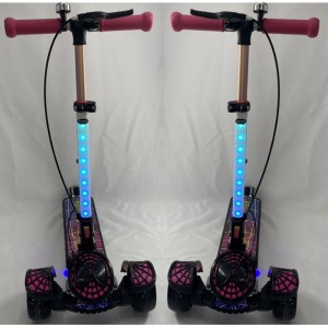 高品质二合一儿童滑板车脚踏车户外婴儿玩具 带三轮耐用塑料