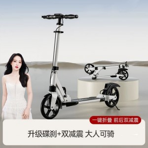 滑板车儿童6—12以上踏板折叠二轮大童成人代步神器滑滑车