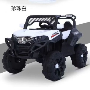 四轮可坐人四驱越野车男女宝宝带遥控玩具小孩汽车童车儿童电动车