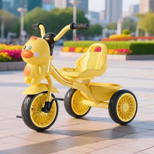 Standard children's tricycle baby walker tricycle cartoon model with music flash 2-4 years