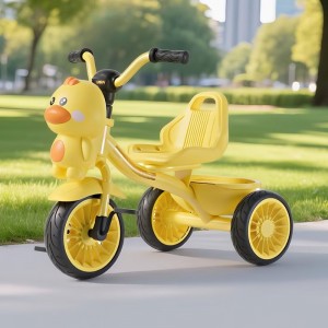 Standard children's tricycle baby walker tricycle cartoon model with music flash 2-4 years
