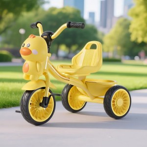 Standard children's tricycle baby walker tricycle cartoon model with music flash 2-4 years