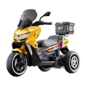 12V电动电池摩托车 适合4-8岁儿童骑行三轮摩托车 三轮玩具摩托车