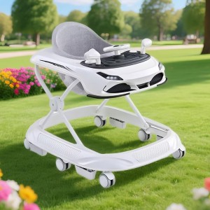 Baby walker, anti-rollover, foldable, 6-18 month baby walker, enlightenment stroller, balance scooter, portable