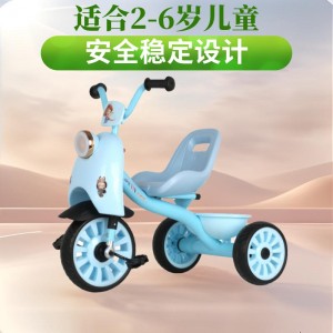 厂家儿童三轮车脚踏车大号玩具车宝宝自行车防侧翻轻便三轮车
