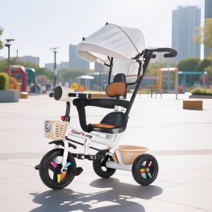 New children's tricycle baby stroller toddler bicycle 1-3-5 year old baby stroller bike