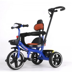 large soft seat children's tricycle bicycle 1-3-5 year old lightweight baby stroller bicycle baby bike