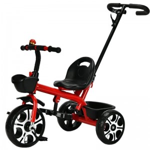 high quality plastic children's tricycle high standard portable putter tricycle baby tricycle child tricycle for sale riding toy car