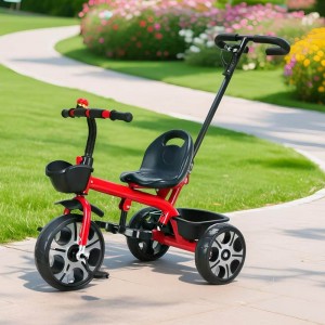 high quality plastic children's tricycle high standard portable putter tricycle baby tricycle child tricycle for sale riding toy car
