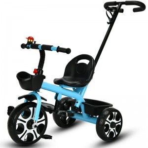 high quality plastic children's tricycle high standard portable putter tricycle baby tricycle child tricycle for sale riding toy car