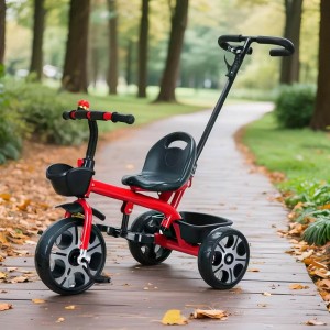 high quality plastic children's tricycle high standard portable putter tricycle baby tricycle child tricycle for sale riding toy car